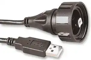 PX0840/B/3M00: USB Cable, Type A Plug to Type B Plug, 3 m, 9.8 ft, USB 2.0, Black