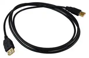 U024-006: COMPUTER CABLE, USB, 6FT, BLACK