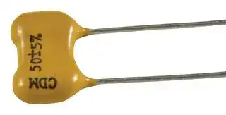 CD10CD020DO3F: SILVER MICA CAPACITOR 2PF, 500V, 0.5pF, RADIAL