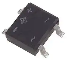 DF005S-E3/45: BRIDGE RECTIFIER, SINGLE PHASE, 1A, 50V, DFS