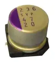 25SVP56M: POLYMER ALUMINUM ELECTORLYTIC CAPACITOR,