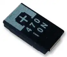20TQC100MYF.: CAP, 100UF, 20V, TANT, POLYMER, CASE D3L