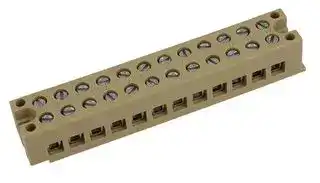 0241260000: TERMINAL BLOCK STANDARD, 12 POSITION, 24-12AWG