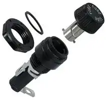 BK/HTB-28M-R: FUSE HOLDER, 5 X 20MM, PANEL MOUNT