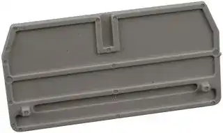1608740000: END PLATE, ZDU/ZPE 2.5 TERMINAL BLOCK