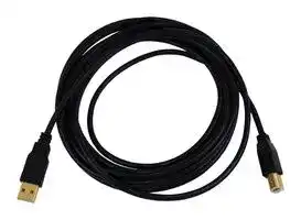 U022-015: COMPUTER CABLE, USB, 15FT, BLACK