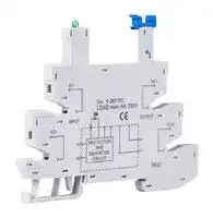 MC002272: RELAY SOCKET, 6A, 4PIN, DIN RAIL