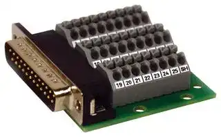 8002-0100/0000-0479: INTERFACE CONNECTOR, R/A DSUB PLUG-TB