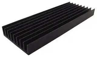 ICK 40 B: Heat Sink, DIP, Glue-On, 8.5 °C/W, DIP, 19 mm, 4.8 mm, 51 mm