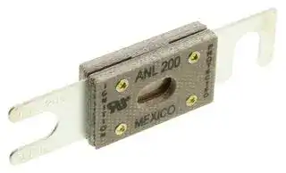 ANL-200: NON TIME DELAY FUSE, 200A, 80VDC