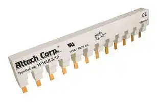 2P16UL3/6: BUSBAR, CKT BREAKER, 6PIN, 2PH, 115A