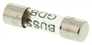 BK/GDB-1A: FUSE, CARTRIDGE, 1A, 5X20MM, FAST ACTING