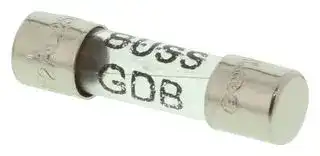 BK/GDB-2A: FUSE, CARTRIDGE, 2A, 5X20MM, FAST ACTING