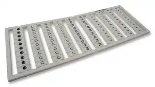 209-545.: Terminal Block Marker, Terminal Block Marker Card, PEN, L1, L2, L3, Earthling