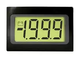 SP200: Digital Panel Meter, DC Millivolts, 3-1/2Digits, 0-200mV, 9.75mm Digit Height, 5.25V