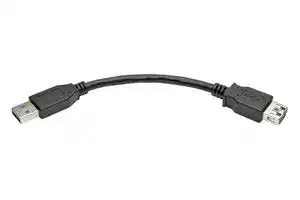 U324-06N-BK: USB CABLE,3.0 A PLUG-A RCPT, 6