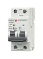 GSB632PC1: THERMAL MAG CKT BREAKER, 2P, 1A, 277VAC