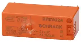 RY611024: General Purpose Relay, RYII Series, Power, Non Latching, SPDT, 24 VDC, 8 A