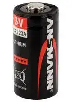 5020012: Battery, Single Cell, 3 V, 123A, Lithium Manganese Dioxide, 1.6 Ah