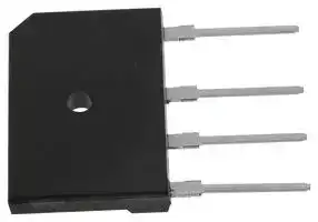 GBO25-12NO1: Bridge Rectifier, Single Phase, 1.2 kV, 25 A, GBFP, 4 Pins, 1.17 V