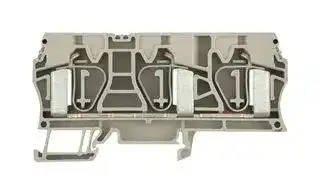1770860000: TERMINAL BLOCK, DIN RAIL, 3POS, 10AWG