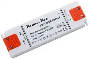 LED-DR-12V-1670-20: LED Driver, 20 W, 12 VDC, 1.67 A, Constant Voltage, 220 V