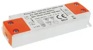 LED-DR-24V-0625-15W: LED Driver, 15 W, 24 VDC, 625 mA, Constant Voltage, 220 V