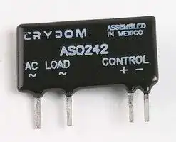 ASO242: Solid State Relay, ASO Series, Mini SIP, SPST-NO, 2 A, 280 Vrms, PCB, Through Hole, Zero Crossing