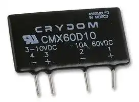 CMX60D10: Solid State Relay, CMX Series, DIP, DC Output, SPST-NO, 10 A, 60 VDC, PCB, Through Hole, DC Switch
