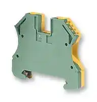 101000 WPE2.5: DIN Rail Mount Terminal Block, 2 Ways, 22 AWG, 12 AWG, 4 mm², Screw