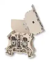 101400 WSI6/2: Fused Terminal Block, 2 Ways, 22 AWG, 8 AWG, 6 mm², Screw, 6.3 A