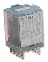 C4-A40X115A: General Purpose Relay, C4 Series, Power, 4PDT, 115 VAC, 10 A