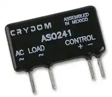 ASO241: Solid State Relay, ASO Series, Mini SIP, SPST-NO, 1.5 A, 280 Vrms, PCB, Through Hole, Zero Crossing
