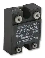D4840-10 — Solid State Relay, SPST-NO, 40 A, 530 Vrms, Panel Mount, Screw, Random Turn On