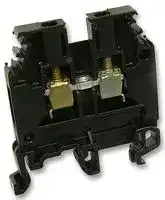 010503114: DIN Rail Mount Terminal Block, 2 Ways, 22 AWG, 10 AWG, 4 mm², Screw, 32 A