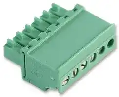 1862894: Pluggable Terminal Block, 3.5 mm, 6 Ways, 28 AWG, 16 AWG, 1.5 mm², Screw
