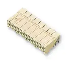 5536507-1: Connector, Z-PACK, 24 Contacts, 2 mm, Receptacle, Through Hole, 4 Rows