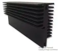 SK 589 150 SA: Heat Sink, Extruded, For Lock-In Retaining Spring, TO-3P, TO-218, TO-220, TO-247, TO-248, 33 mm