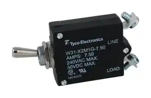 W31-X2M1G-7.50.: CIRCUIT BREAKER, THERMAL, 1P, 250V, 7.5A