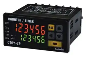 CT6Y-2P4: DIGITAL COUNTER/TIMER, 6-DIGIT, 100VAC TO 240VAC
