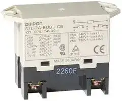 G7L-2A-BUB-J-CB AC200/240: RELAY, DPST-NO, 277VAC, 25A