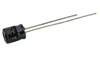 25MH710MEFC5X7: ALUMINUM ELECTROLYTIC CAPACITOR, 10UF, 25V, 20%, RADIAL