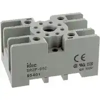 SR2P-05C..: RELAY SOCKET, 8PIN, 10A, 300V