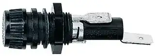 BK/HTB-26I-R: FUSE HOLDER, 6.3 X 32MM, PANEL MOUNT