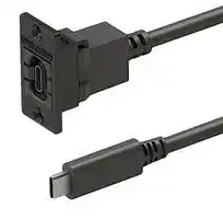 NHUSB31CFCMB: USB CABLE, TYPE C RCPT- PLUG, 3