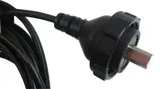DCM-USBBB-R5: USB CORD, 2.0 B PLUG-FREE END, 5M, BLK