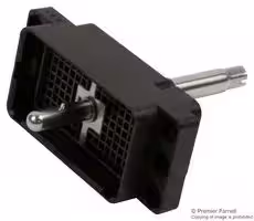 DL296P: Connector, ZIF, Plastic, ITT Cannon DL, 96 Contacts, Plug, 8 Rows