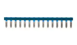 1633280000: CROSS CONNECTOR, 50POLE, BLUE