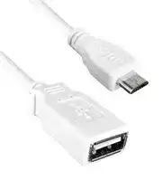 3021070-005M: USB CORD, 2.0 A RCPT-MICRO B PLUG, 19.7