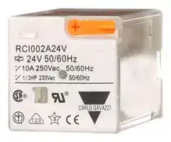 RCI002A120V: POWER RELAY, DPDT, 120VAC, 10A, SOCKET